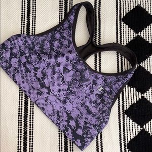 Champion purple snakeskin sports bra